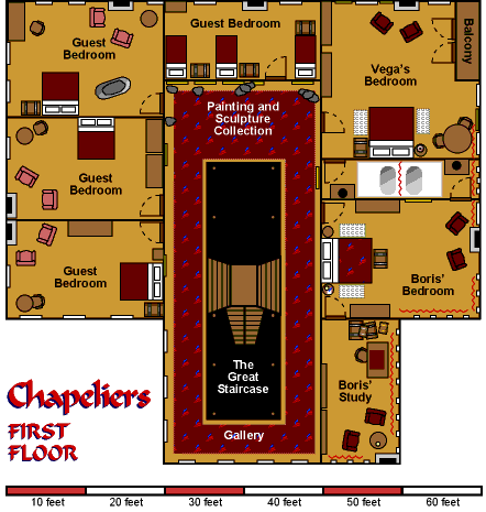 Chapeliers first floor
