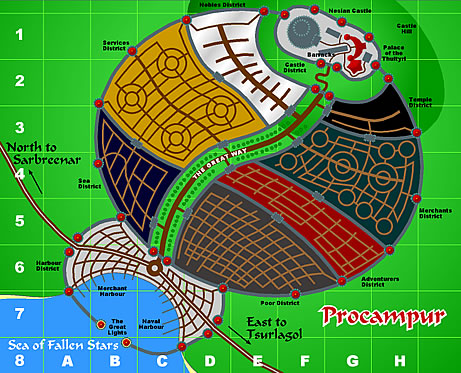 Procmapur map